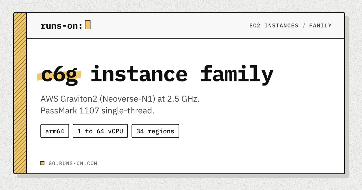 c6g Instance Family