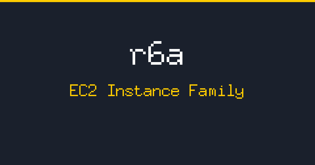 r6a Instance Family